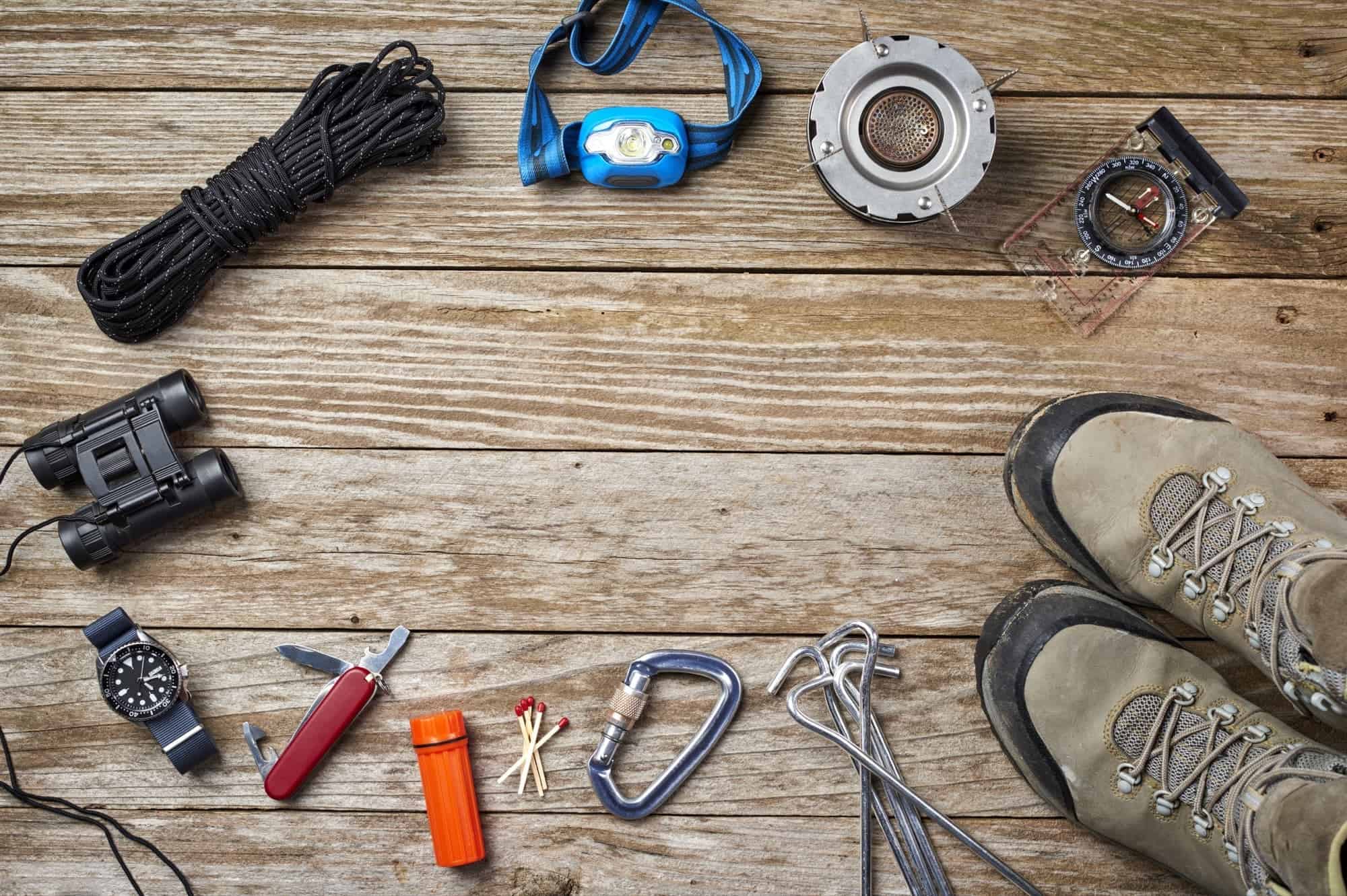 The necessary tools for climbing
